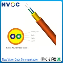 3,0 мм Внутренний SM G652D дуплексный GJFJY внутренний волоконно-оптический кабель LSZH куртка, одномодовый дуплексный круглый внутренний волоконно-оптический кабель