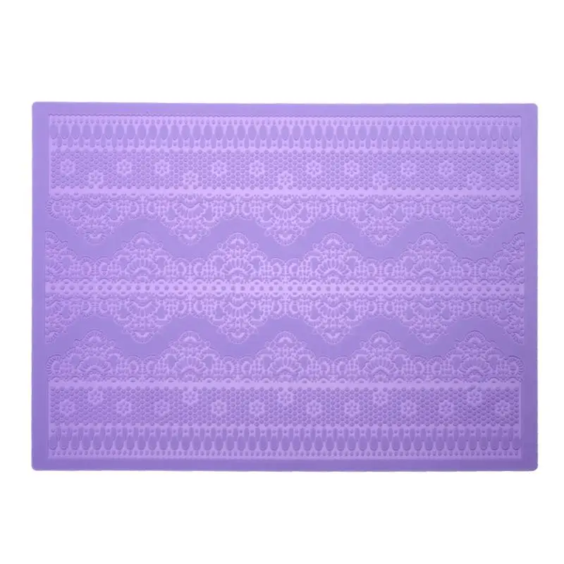 

hot sale Lace Silicone Mat Fondant Cake Mold DIY Baking Decorating Tools Cookie cookie fudge tool
