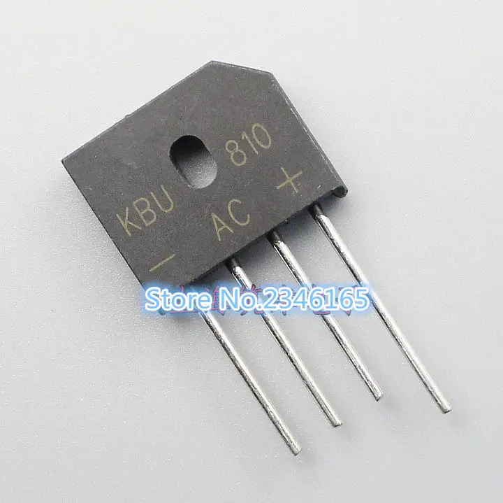 10PCS KBU810 KBU-810 8A 1000V diode bridge rectifier new and original IC | Электронные компоненты и