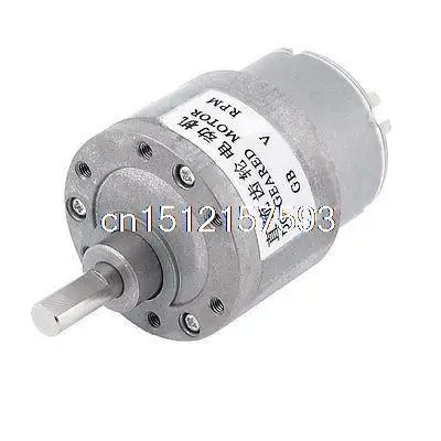 Moteur Réducteur DC 12V 3.5 RPM - Arbre 6mm - Marque Uxcell, Neuf