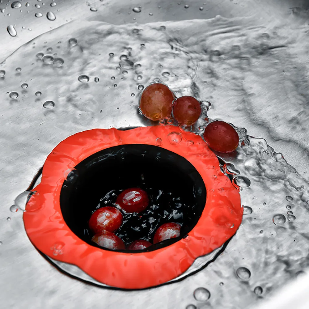 

Flower Shaped Silicone Sink Strainer Shower Drains Cover Drain sink Filter Plastic Kitchen Sink Stopper bathtub Hair Filter LS*D