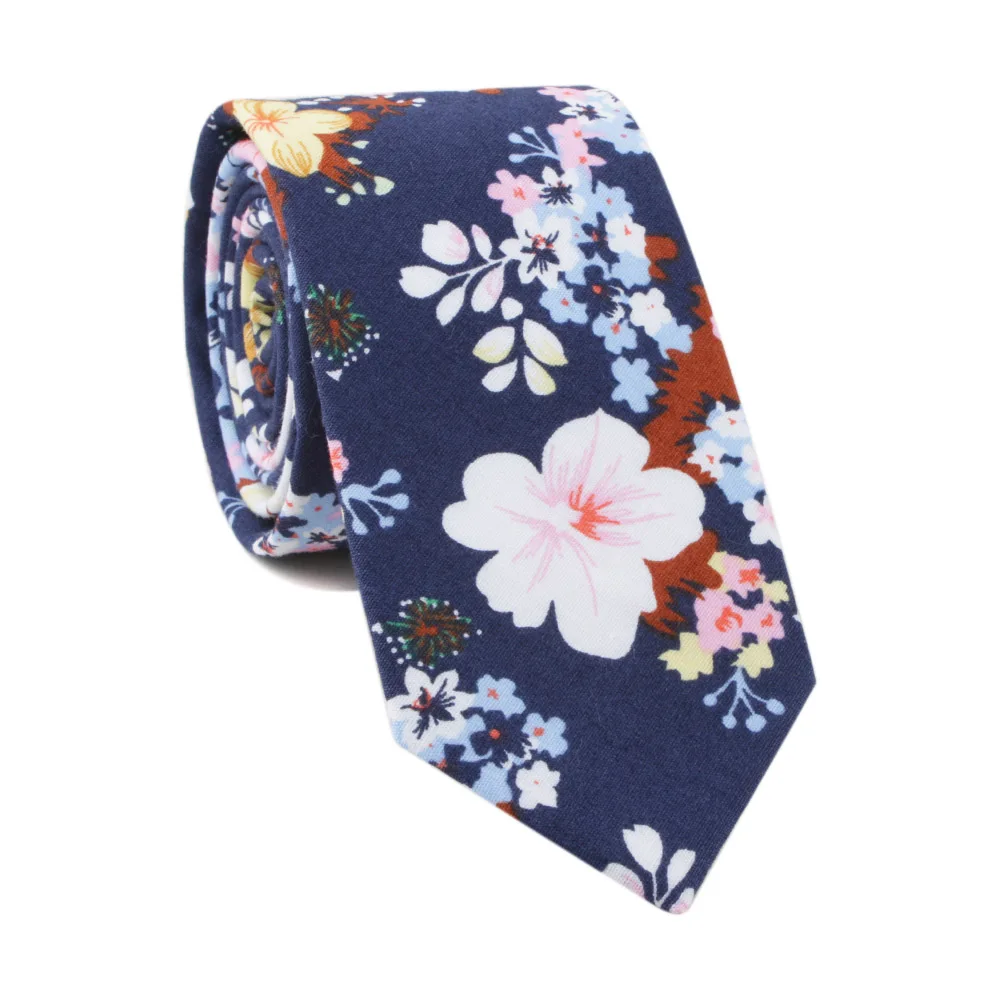 Мужские аксессуары, галстук для шеи, Тонкий деловой Свадебный галстук, мужские Цветные Цветочные хлопковые галстуки для мужчин, вечерние