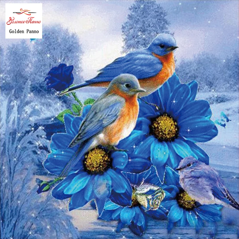 

Diamond Painting Full Square 5D Diy Daimond Embroidery Diamant Mosaic Sale Displasy Broderie Diamant Flower and bird series 02