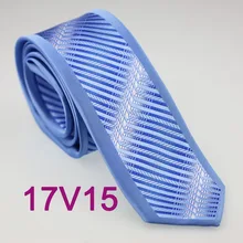 YIBEI coahella Ties Небесно-Голубой обтягивающий галстук с каймой диагональные полосы узкий галстук ЖАККАРДОВЫЙ тканый 6 см красивый тонкий галстук