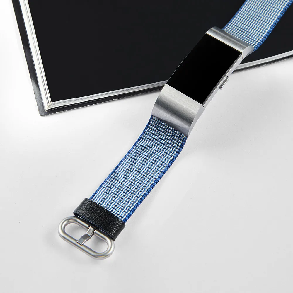 

Nylon Weave Band Wrist Strap Needle Buckle Royal Woven Bracelet Strap Band For Fitbit Charge 2 9.24