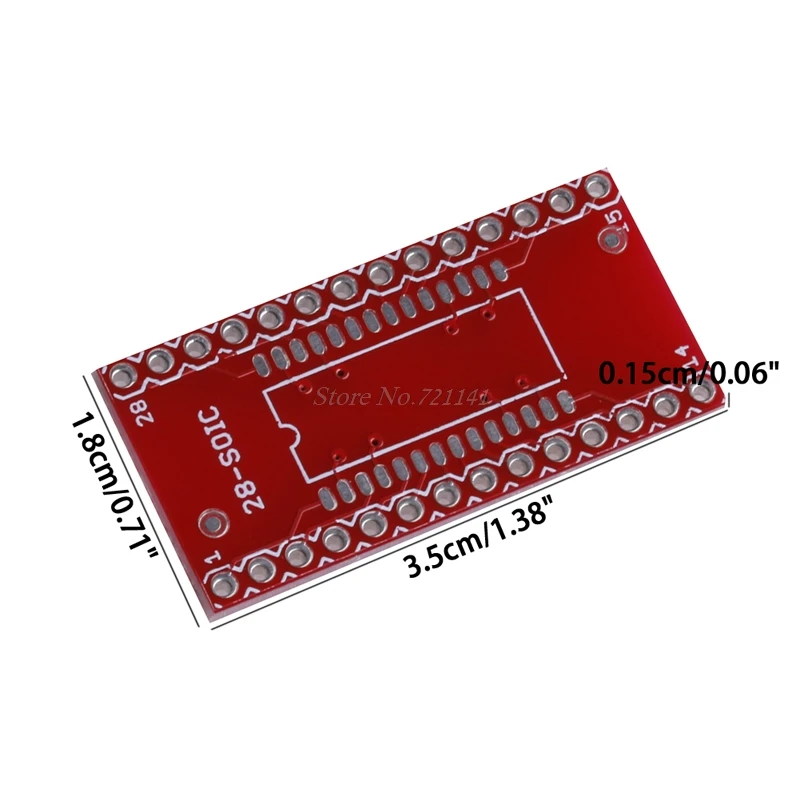 Плата адаптера чипа SOP28 SMD DIP 1 27 мм фотопластина 2 54 5 шт. прямая поставка|smd switch|plate