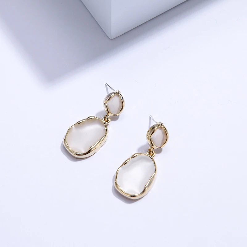 YMYW Pendientes Mujer Moda 2019 модные очаровательные эпоксидные Висячие длинные Винтажные