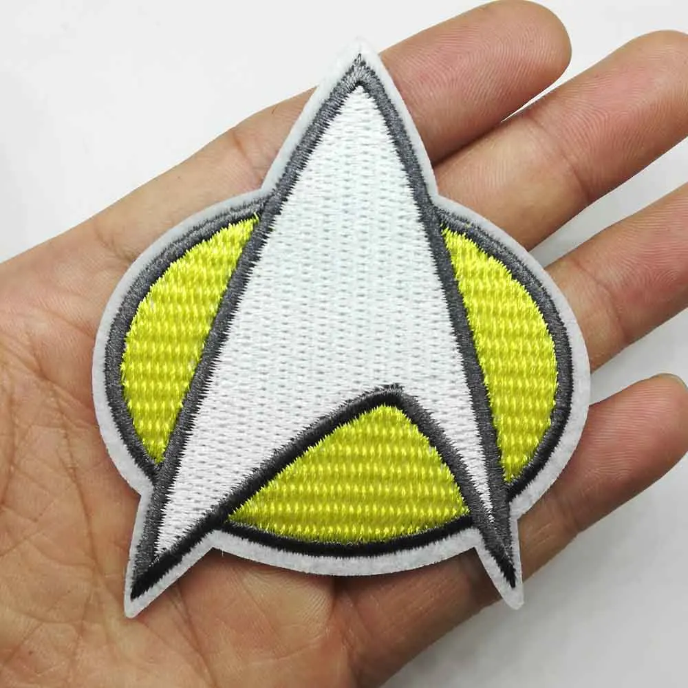 

Full Embroidered Star Trek Iron On Embroidered Clothes Patches For Clothing Stickers Garment Apparel Accessories