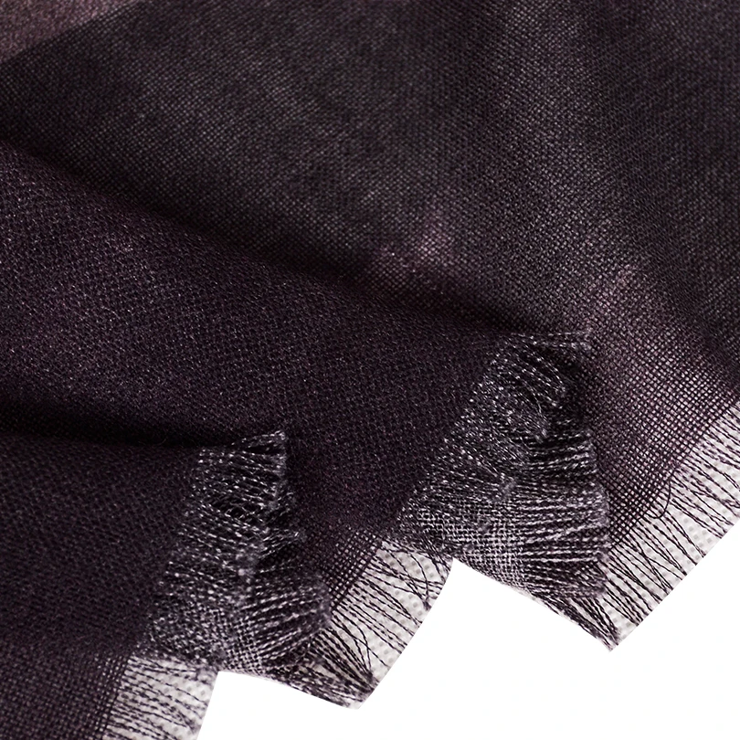 [BYSIFA] Ladies Purple Scarves Foulard New Floral Design 100% Wool Cashmere Scarves Fall Winter Women Wool Scarf Shawl 190*75cm