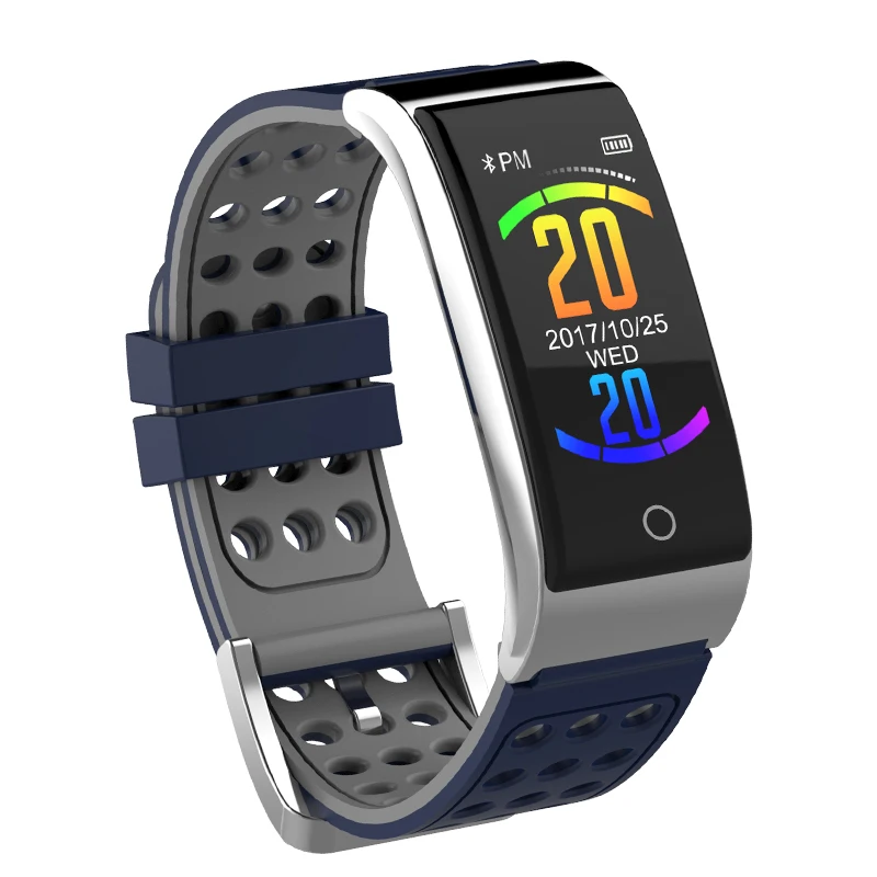 

ECG Smart Watch PPG Heart Rate Monitor Blood Pressure Sport Activity Tracker Pedometer Bracelet Smartwatch connect IOS Android