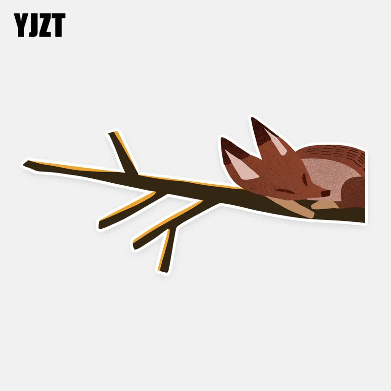 YJZT 17.5CM*8.5CM Cartoon Sleeping Animal PVC Car Sticker Car-styling 5-0965 | Автомобили и мотоциклы