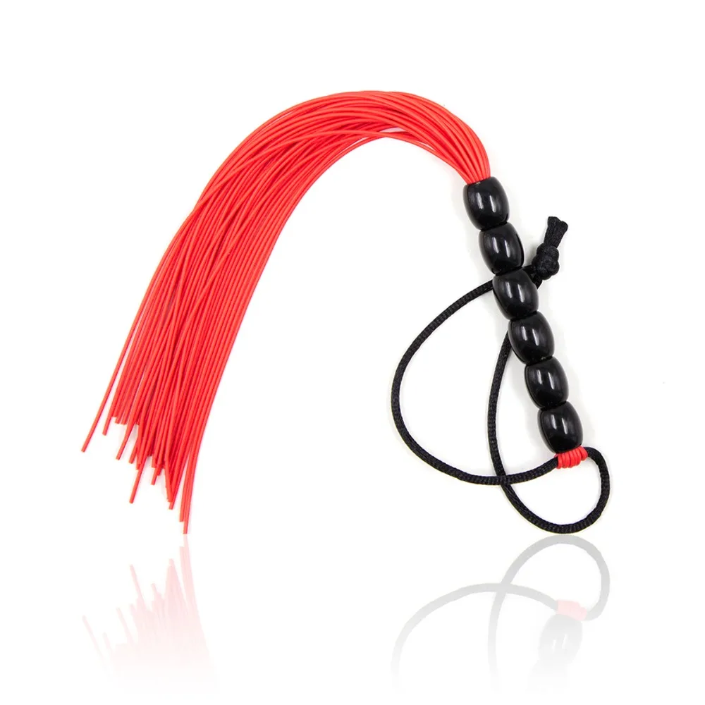 Adult sex toys for couples Beads handle Silicone multicolor silk small whip Performing props Flirting Sex products | Красота и