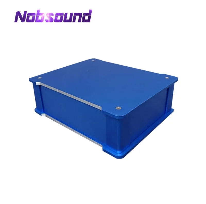 Nobsound Charming Blue Aluminum Enclosure DAC Audio Chassis Headphone Amp DIY Case