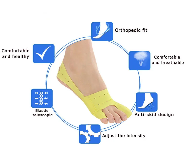 Tcare/1 пара, уход за здоровьем, педикюр, уход за ногами, вальгусная деформация, корректор буйона, разделитель пальцев ног, ортопедические инструменты для ухода за ногами