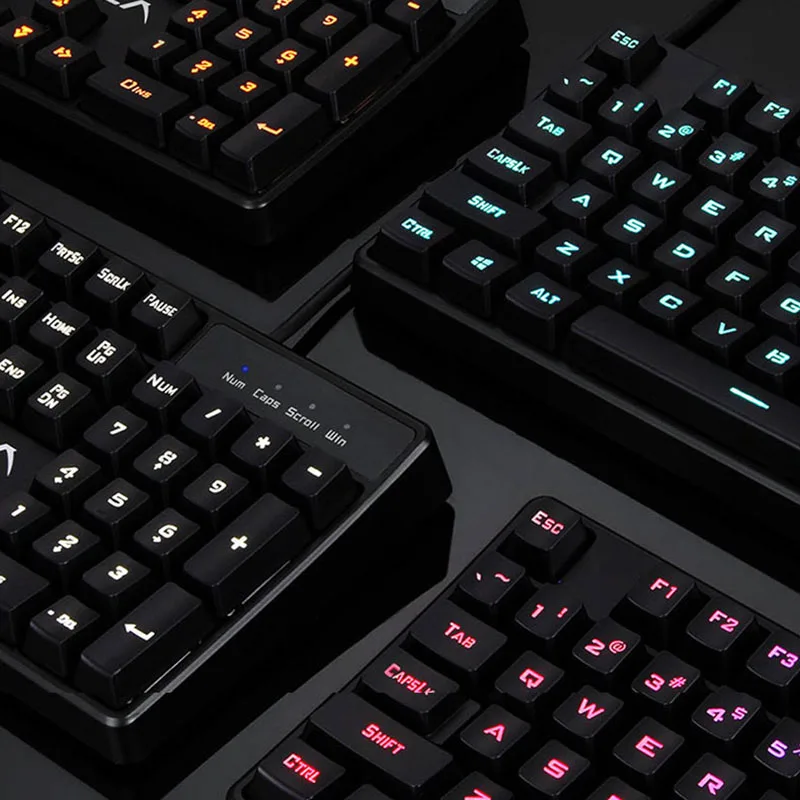 AULA F2000 игровая клавиатура с подсветкой 104 клавишами Механическая на ощупь