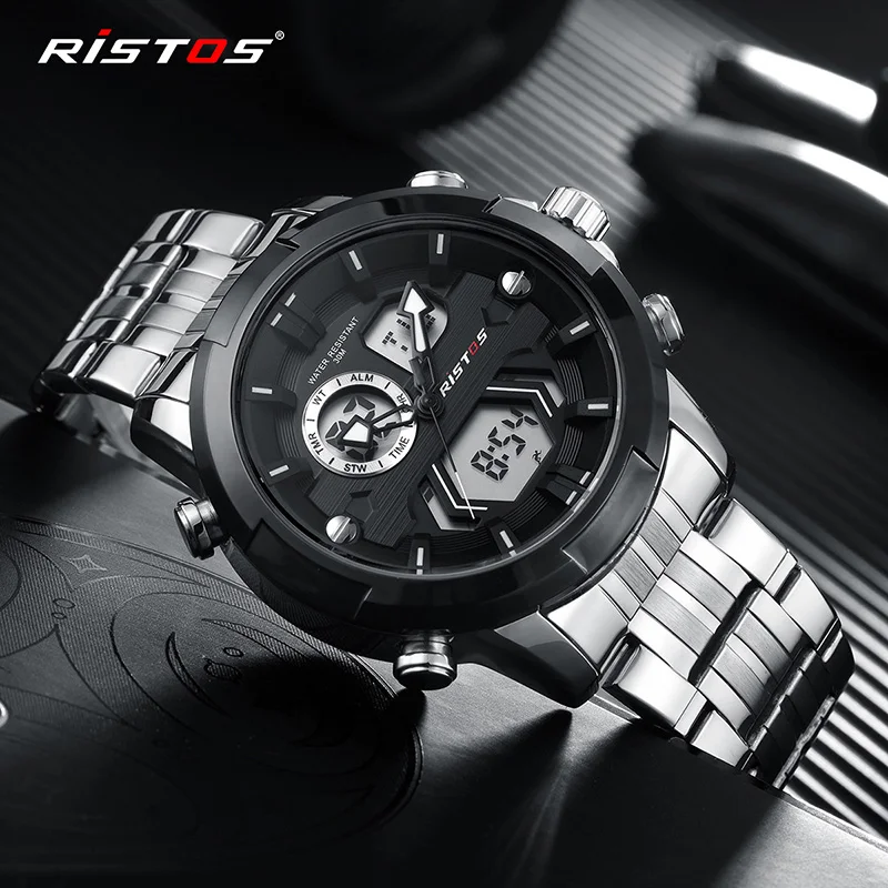 ristos analog digital watch