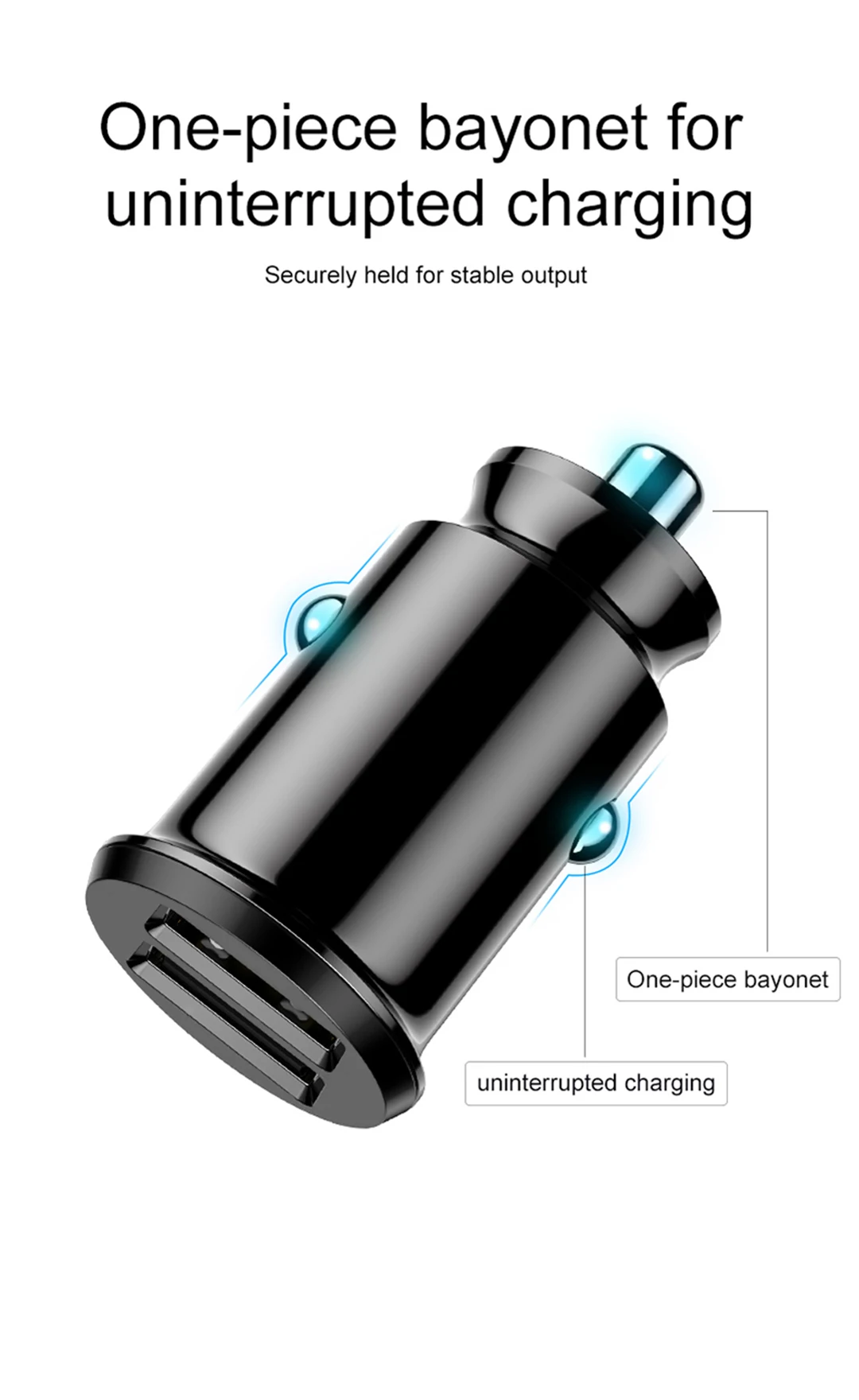 QC3.0, два USB, Мини Автомобильное зарядное устройство, быстрая зарядка 3,0, адаптер для зарядки в автомобиле для iphone 7 XS, Xiaomi, huawei, планшета, мобильное автомобильное зарядное устройство