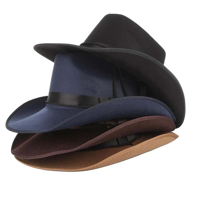 QDKPOTC крутые западные мужские ковбойские шляпы, солнцезащитный козырек, кепки для путешествий, для выступлений, западные шляпы, Chapeu, ковбойские