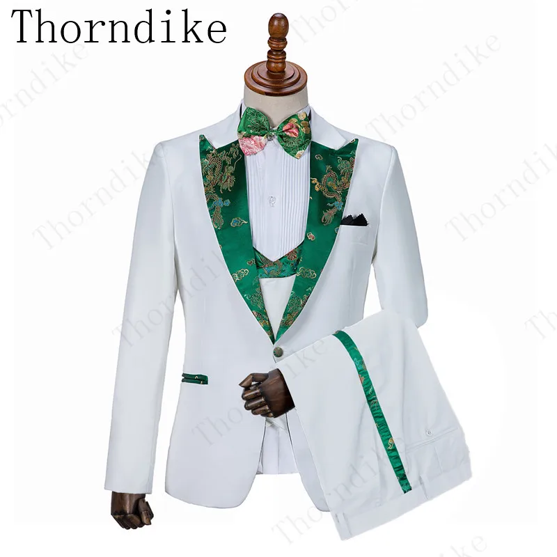 Mens Suit Groom Tuxedos Shawl Lapel Groomsmen Best Man Three Pieces Wedding
