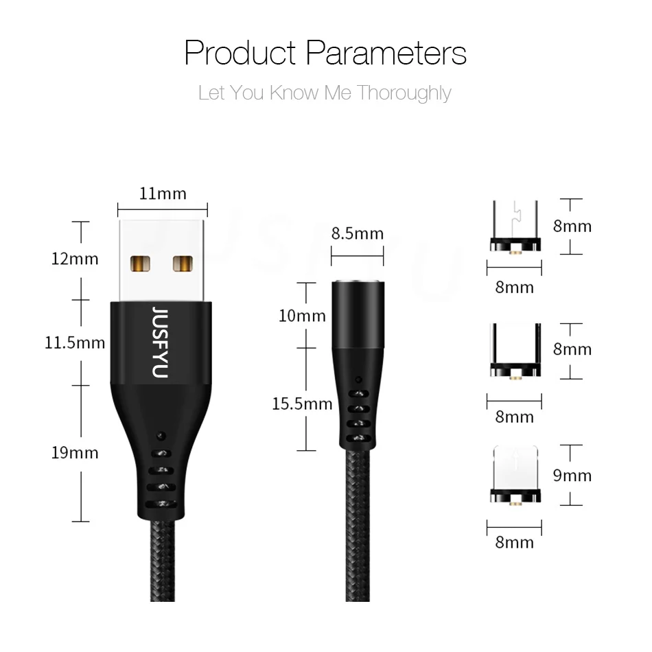 1 м/2 м Магнитный USB кабель для быстрой зарядки и передачи данных для iPhone X Xs Max XR магнитное зарядное устройство Micro usb type C кабель для samsung S10