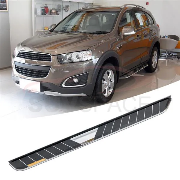 

Aluminium Side Step Running Board Nerf Bar fit for Chevrolet Holden Captiva 2008 2009 2010 2011 2012 2013 2014 2015 2016 2017