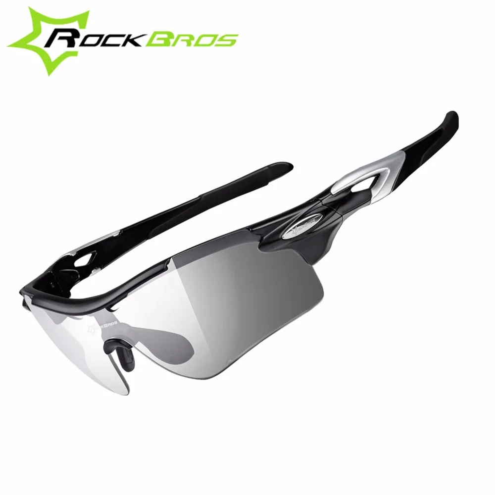  ROCKBROS Polarized Photochromic Cycling Glasses Color Change Lens for Sunglasses Road Bike MTB Bicy