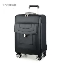 Пояс для путешествий, модный роскошный бренд, багаж на колёсиках, Спиннер для женщин, ретро, кожзам, дорожные сумки, благородный чемодан, колеса