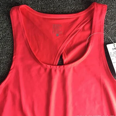 Женские майки для йоги, быстросохнущие, женская одежда для тренировок, тренажерного зала, спортивные футболки, топы для фитнеса, женская рубашка, спортивная одежда - Цвет: RED
