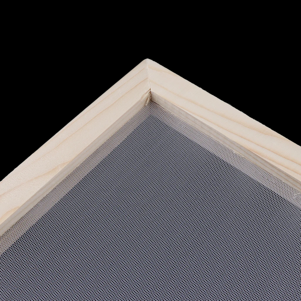 

2 In 1 Wooden Paper Making Papermaking Mould Frame Screen Tools for Paper Handcraft DIY Paper Craft 18x12.5cm