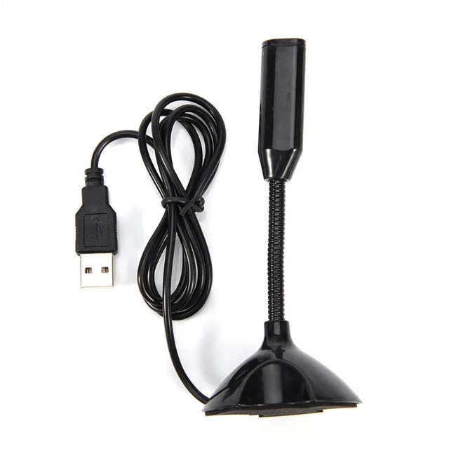 Practical Portable Mini USB Desktop Microphone with Stand Holder Fit For Computer Notebook Tablet Conference
