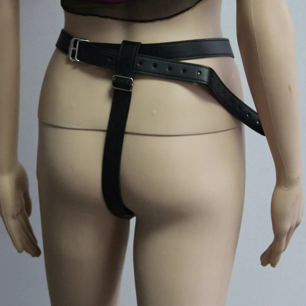 Трусики BDSM с заклепками высококачественные кожаные трусики для лесбиянок