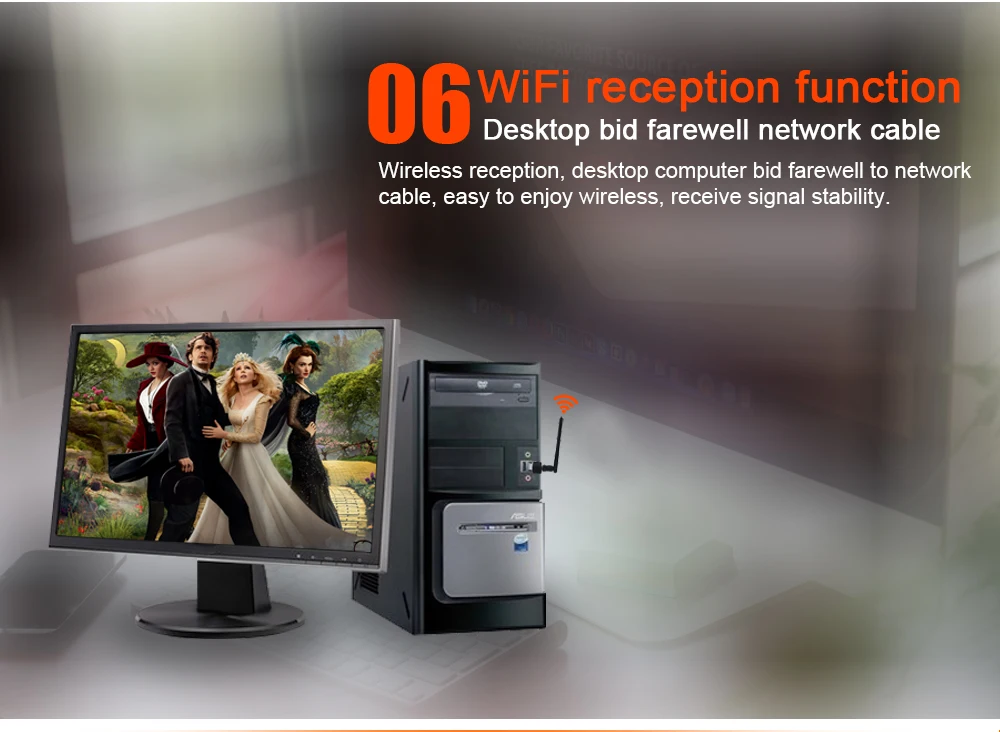 pc wifi adapter TISHRIC 150Mbps MINI Wireless USB WiFi Adapter Dongle Network LAN Card 802.11n/g/b Antenna wi-fi For WindowsXP/7 Vista Linux lan card