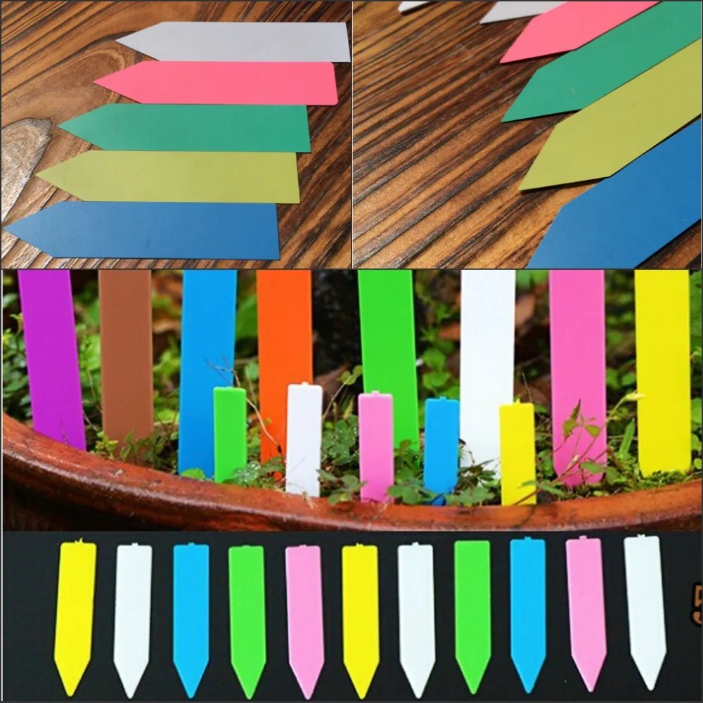 Garden Accesories Plastic Plant Labels 10x2CM PVC Gardening Label