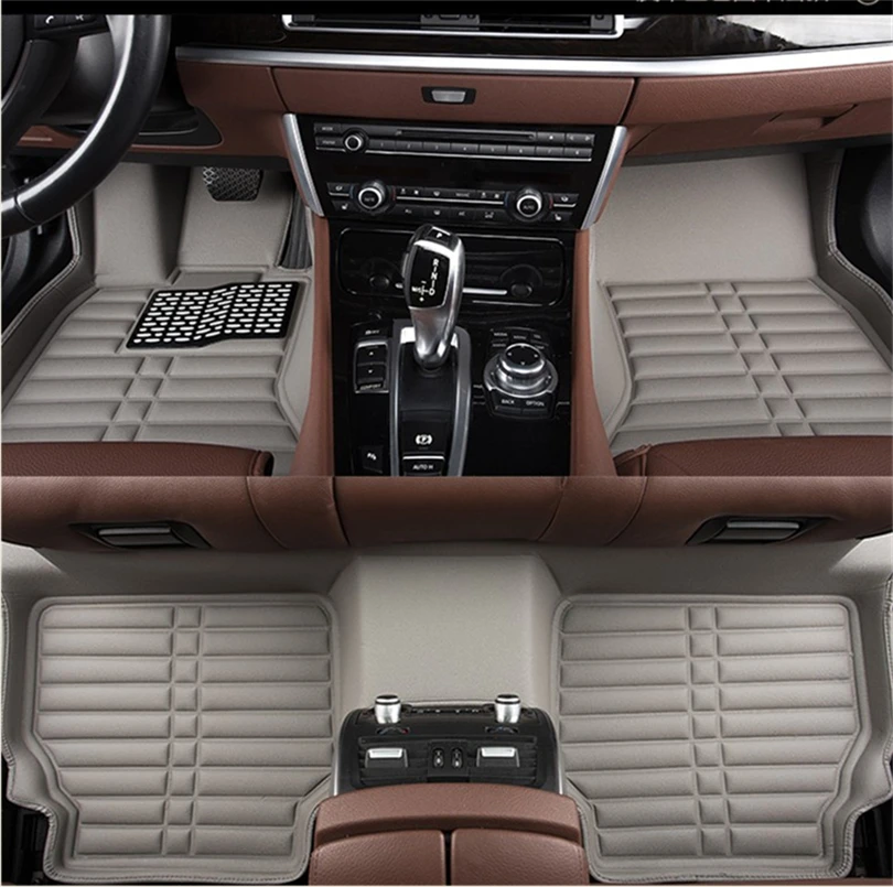 

Auto Floor Mats For Mercedes-Benz GLK250 GLK300 GLK350 2009-2017 Foot Carpets Step Mat Water Proof Clean Solid Color Mats