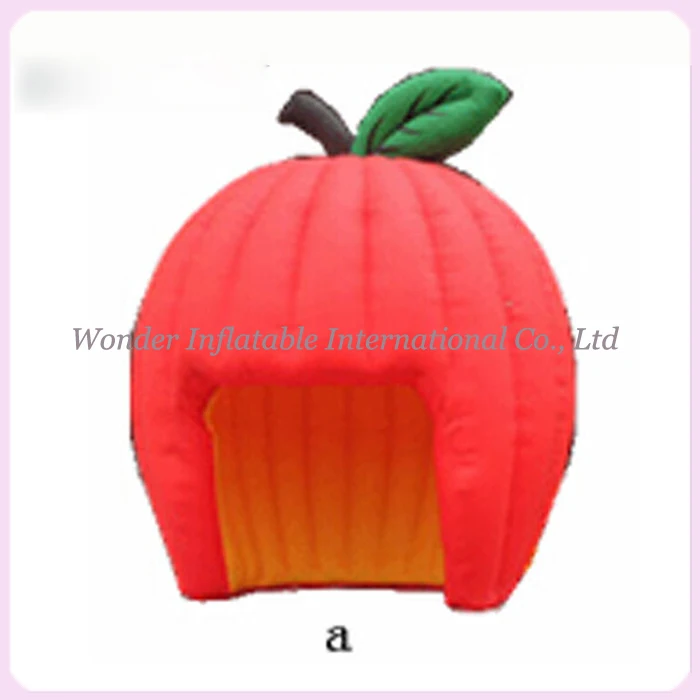 The Latest  Cute fruit tent apple shaped inflatable booth tent inflatable apple tent inflatable stand inflatabl 