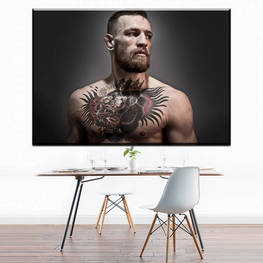 ZZ1061 modern decorative sports canvas art Conor McGregor VS Nate Diaz canvas posters and prints