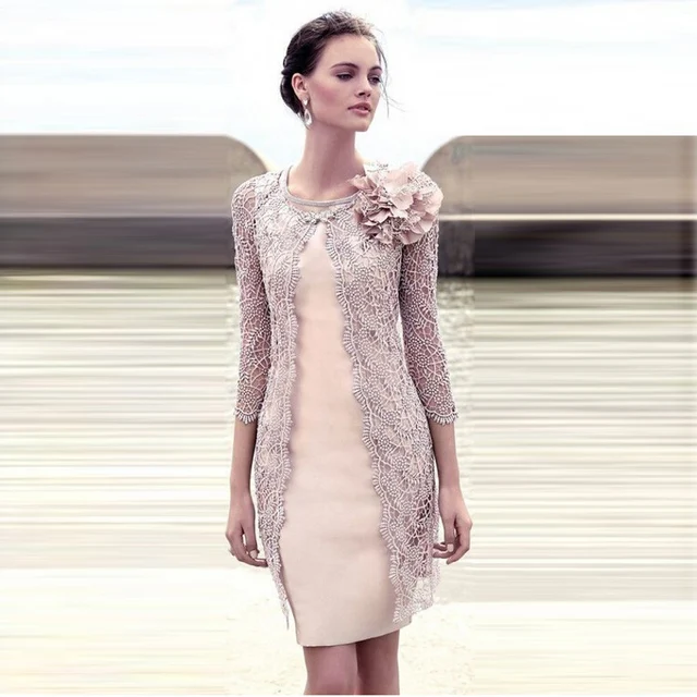 Aliexpress.com : Buy Elegant Evening Dresses 3 4 Sleeves Sheer ...