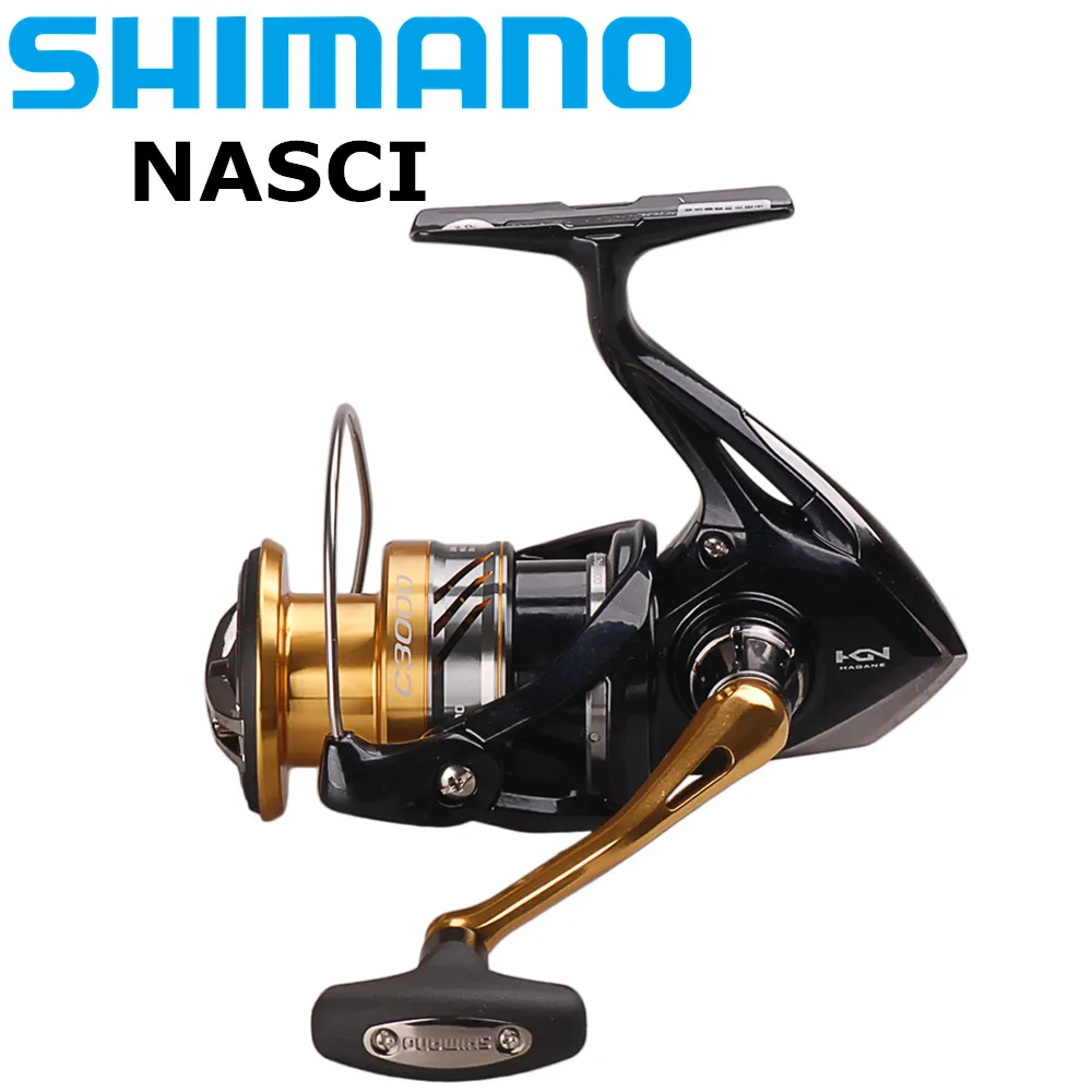 Катушка рыболовная Shimano NASCI 1000 3000HG 4 + 1 шарикоподшипник 6 2: 1|shimano nasci|fishing reelnew shimano |