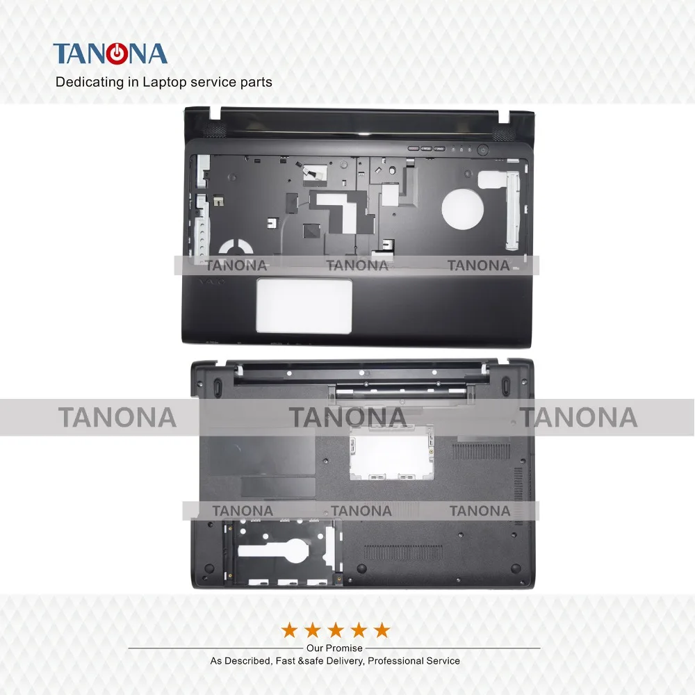 Чехол для sony VAIO SVE151 SVE151C11M SVE151D12T Подставка для рук верхний чехол клавиатура WIS604RM0500 черный+ нижний чехол WIS604RM0100