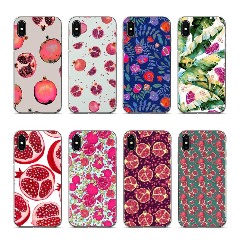 Чехол с изображением граната aiboduo для iphone 6s plus Apple 6 6plus 7 8 7plus 8plus xr xs xsmax | Мобильные
