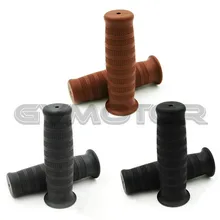 1 пара мотоцикл рукоятка модифицированной резины мотоцикл ручками ретро мотоцикл ручки Универсальный мотоцикла