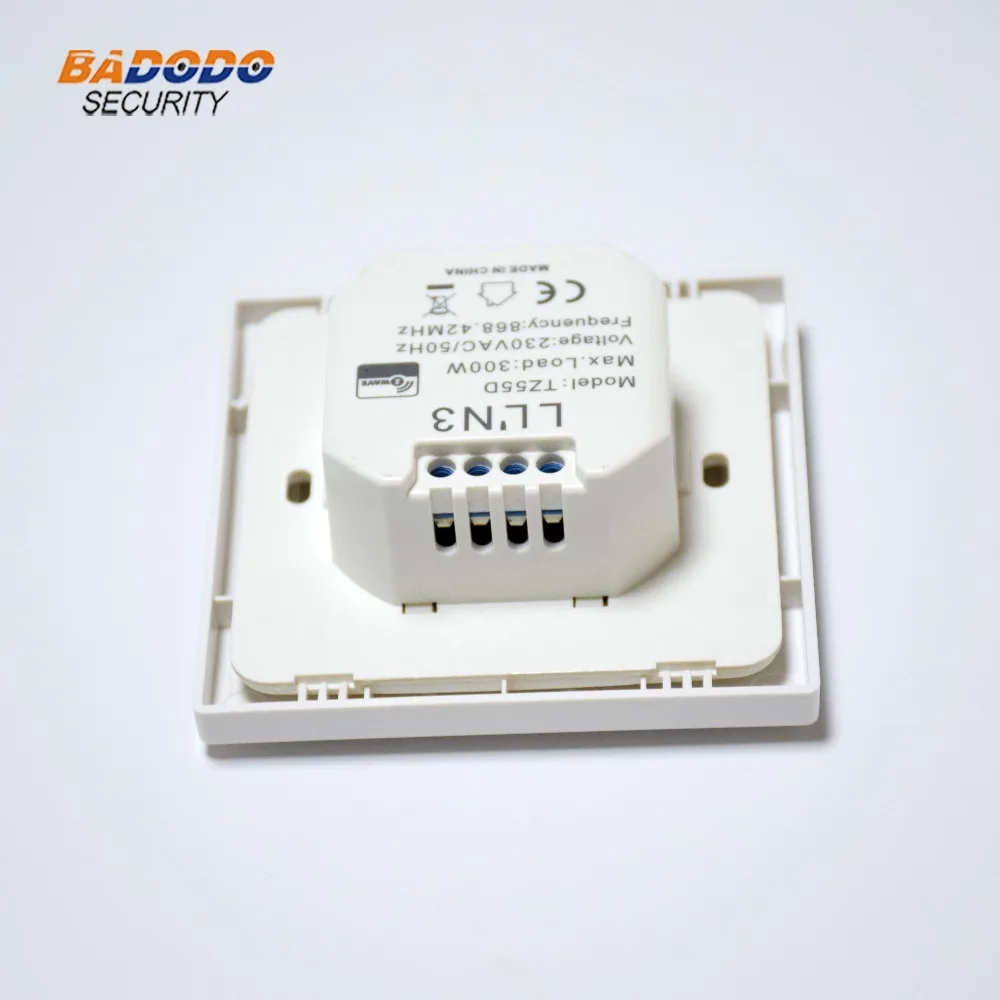 ЕС частота EU868.42MHz TZ55D Z WAVE плюс две кнопки настенный диммер вкл/выкл переключатель