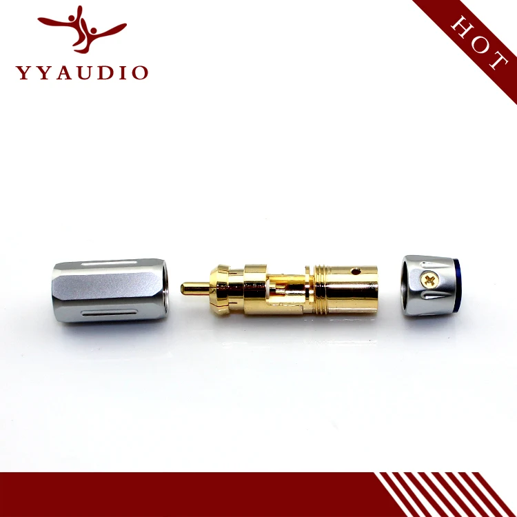 YYAUDIO США Liton Чистая медь позолоченный RCA адаптер 4 шт.|adapter us|us adapteradapter rca |