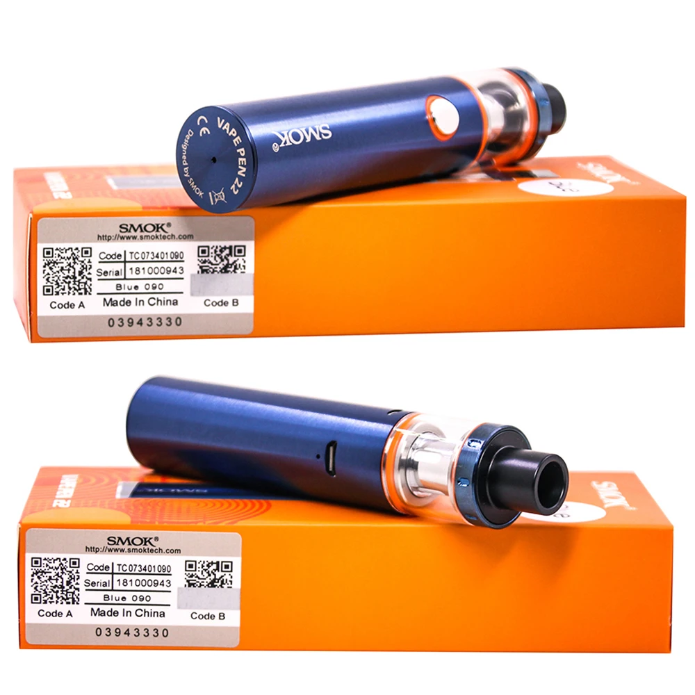 Оригинальная электронная сигарета SMOK Vape Pen 22 Kit с аккумулятором 1650 мАч бак