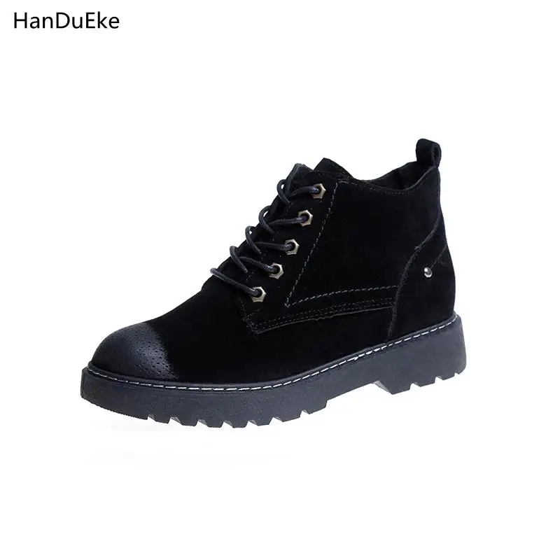 

Martin boot woman British style 2018 autumn/winter new style with harajuku retro student ankle boots Oxford bottom
