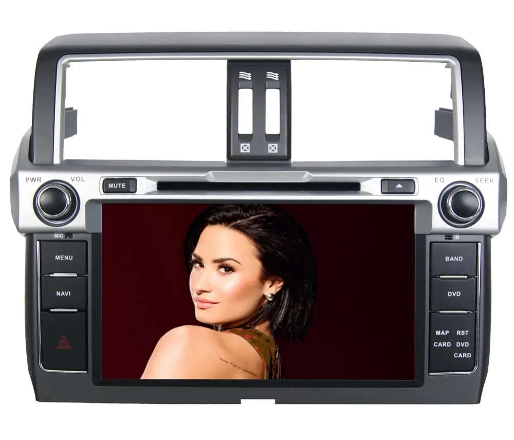 Sale 9" HD  Quad Core Android 6.0 Car DVD Radio GPS Navigation Player for Toyota Land Cruiser Prado 150 2014 2015 2016 ADAS DVR 0