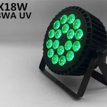 18x18 Вт RGBWA УФ 4in1 5in1 6in1 светодиодный par Светильник мыть par светодиодный плоский par-прожектор светильник ing для вечерние KTV диско ди-джей лампа