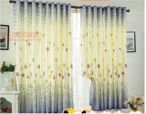 

Customize curtains with eyelets top or hooks ,Trim is free ,30% light shaded .