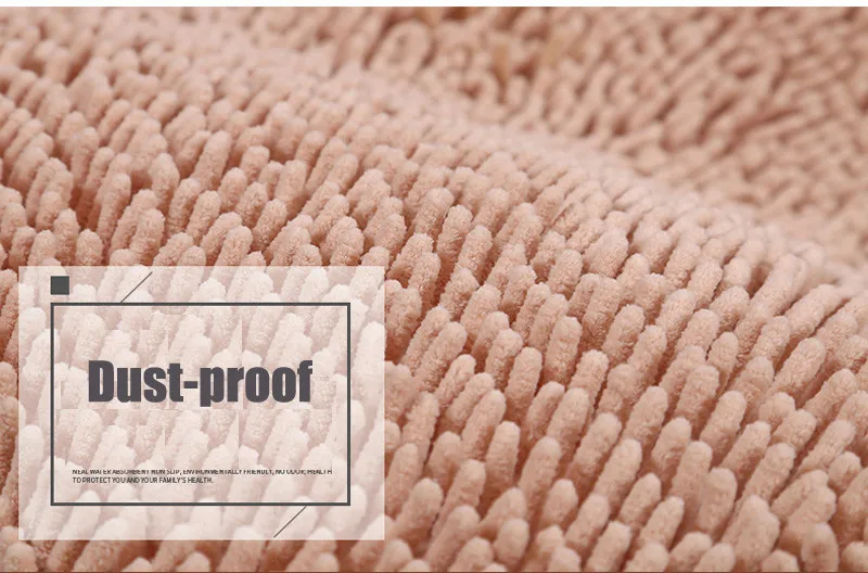 Custom 80*120cm New Chenille Bathroom Mats Large Super Absorbent Water Carpet Non-Slip Mat Kitchen Bathroom Bath Mat 8