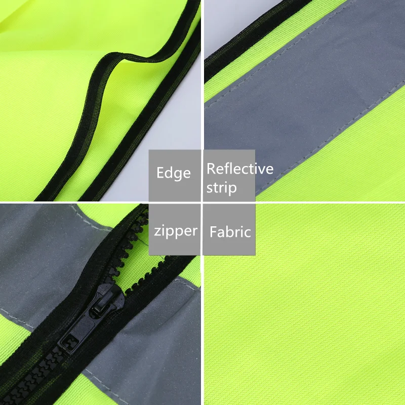 Новинка, хит, унисекс, L, XL, XXL, светоотражающий жилет, рабочая одежда, обеспечивает высокую видимость, день, ночь, бег Предупреждение, Детский защитный жилет